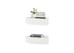 DRAKESTONE | 16” Farmhouse Floating Shelf | 2-Pack | White