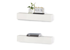DRAKESTONE | 24" Farmhouse Floating Shelf | 2-Pack | White
