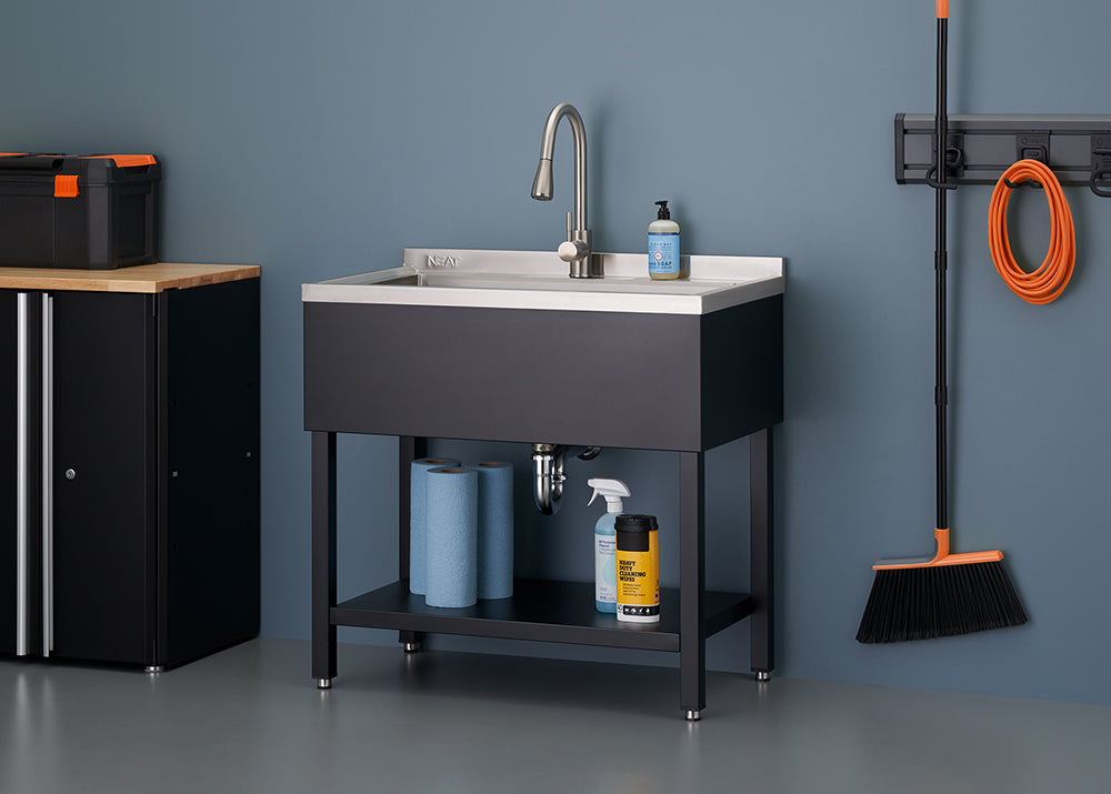 NEAT | 30x14x11.5 Basin | Stainless Steel Utility Sink | NSF | w