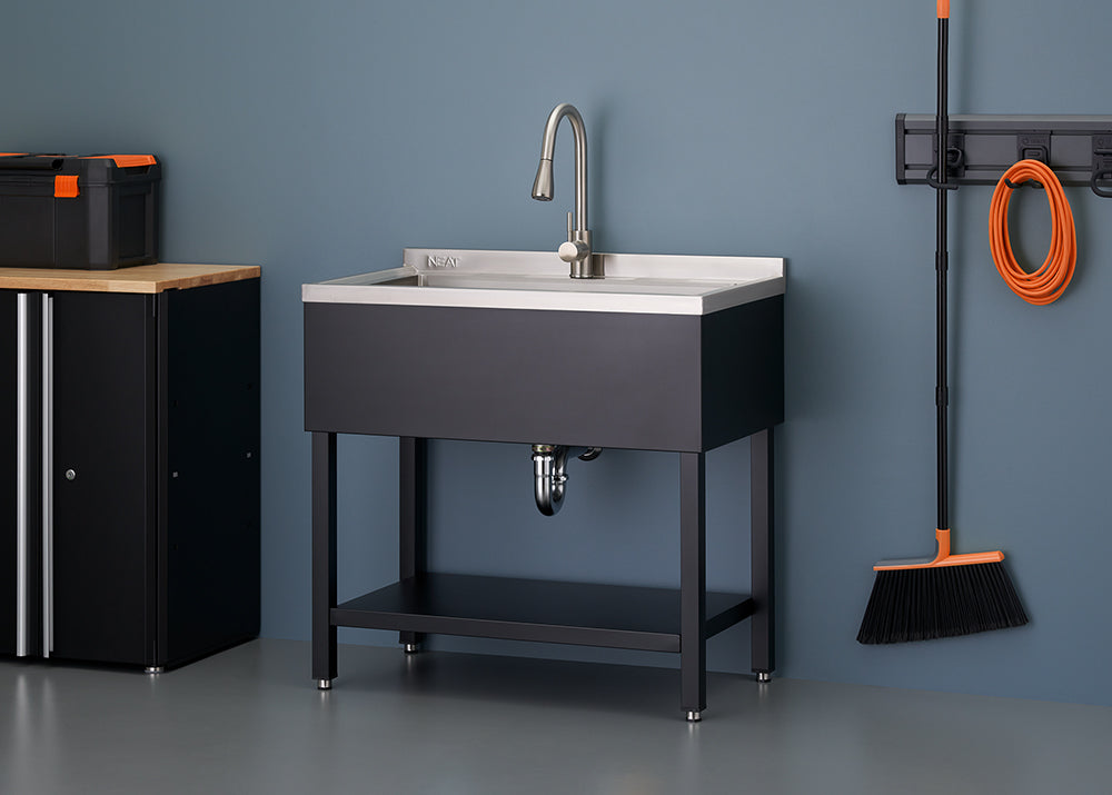 NEAT | 30x14x11.5 Basin | Stainless Steel Utility Sink | NSF | w