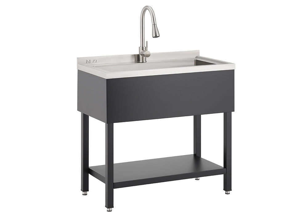 NEAT | 30x14x11.5 Basin | Stainless Steel Utility Sink | NSF | w