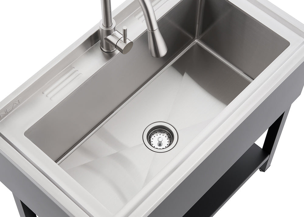 NEAT | 30x14x11.5 Basin | Stainless Steel Utility Sink | NSF | w