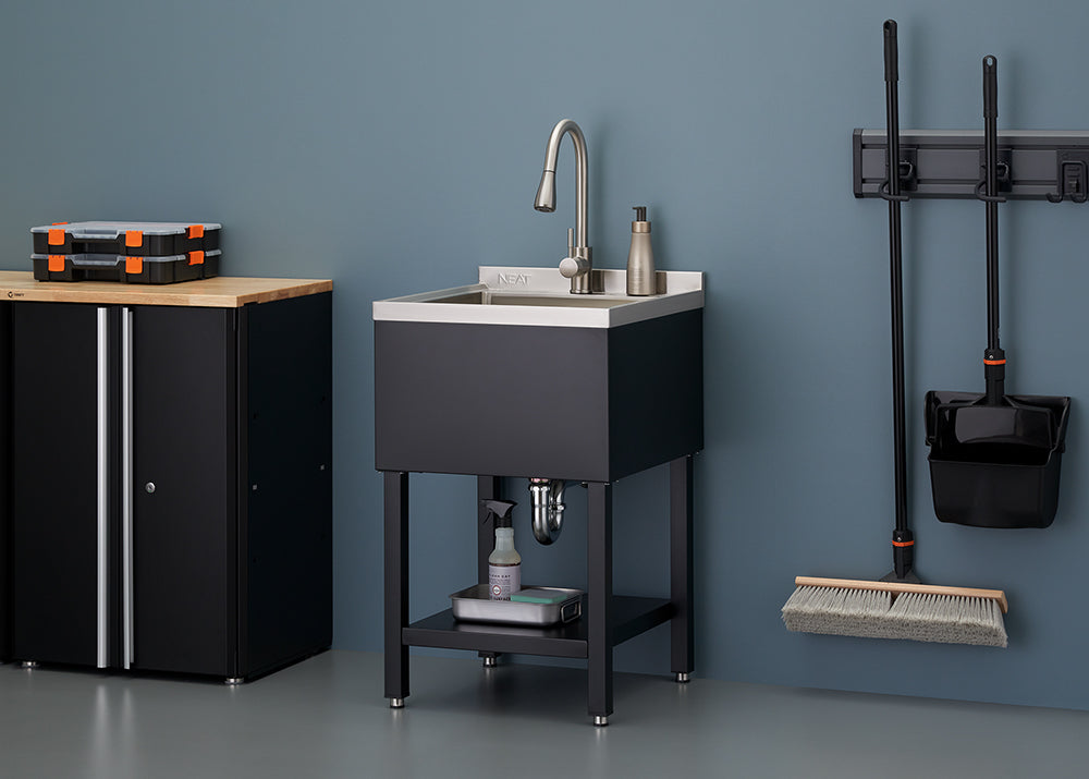 NEAT | 18x16x13 Basin | Stainless Steel Utility Sink | NSF | w