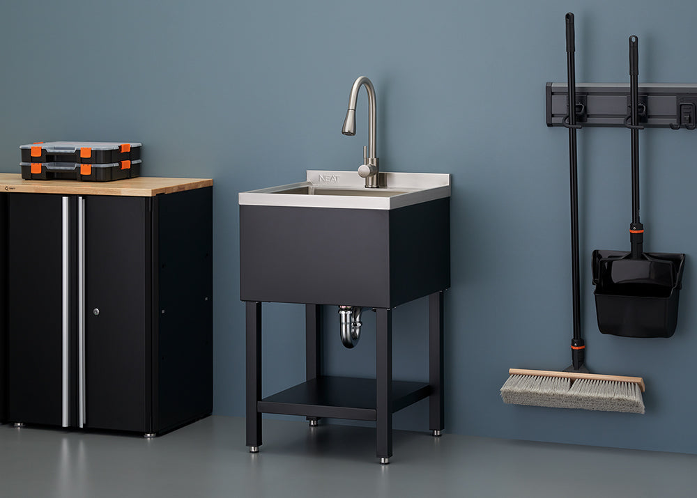 NEAT | 18x16x13 Basin | Stainless Steel Utility Sink | NSF | w