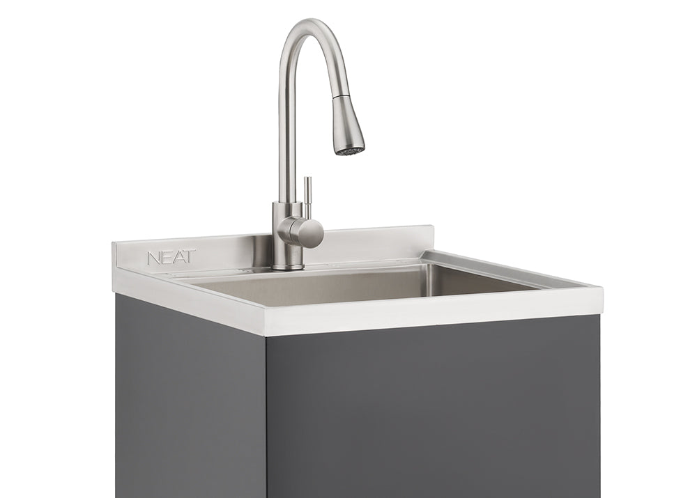 NEAT | 18x16x13 Basin | Stainless Steel Utility Sink | NSF | w