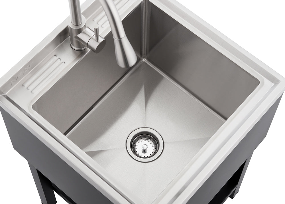 NEAT | 18x16x13 Basin | Stainless Steel Utility Sink | NSF | w