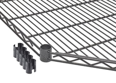 TRINITY PRO® | 27x17 | Individual Corner Shelf | NSF | Black Anthracite®