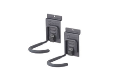 TRINITY | Bike Hook for Slatwall | w/ Spring Lock | 2-Pack | Dark Gray