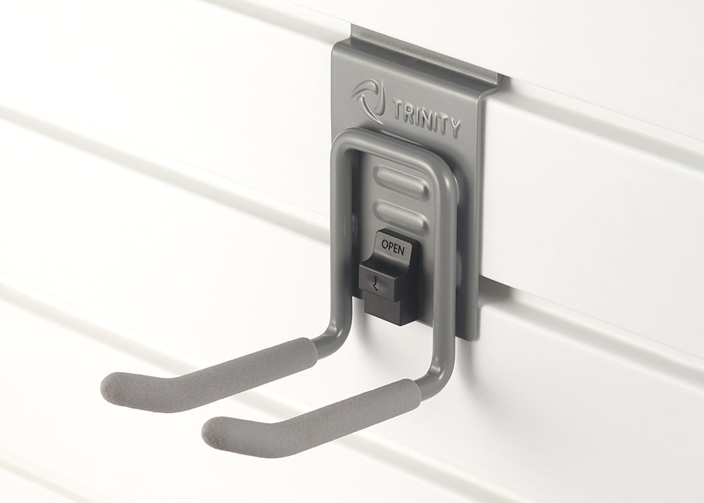 TRINITY® | 16 Sq Ft Modular Slatwall | 13-Piece Accessory Starter