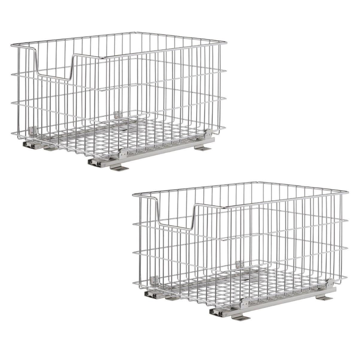 TRINITY® | Sliding Basket | 2-Pack | Chrome | Open Box – TRINITY ...