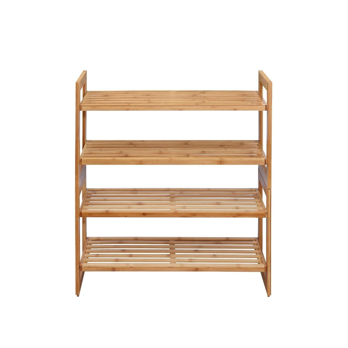 TRINITY Basics® EcoStorage® 2-Tier Bamboo Shoe Rack, 2-Pack