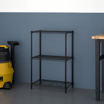 1 empty rack in garage setting