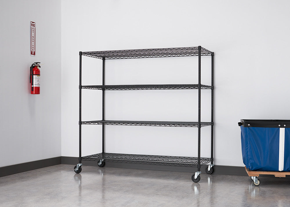 TRINITY® BASICS | 4-Tier Wire Shelving | 60x24x54 | NSF | w