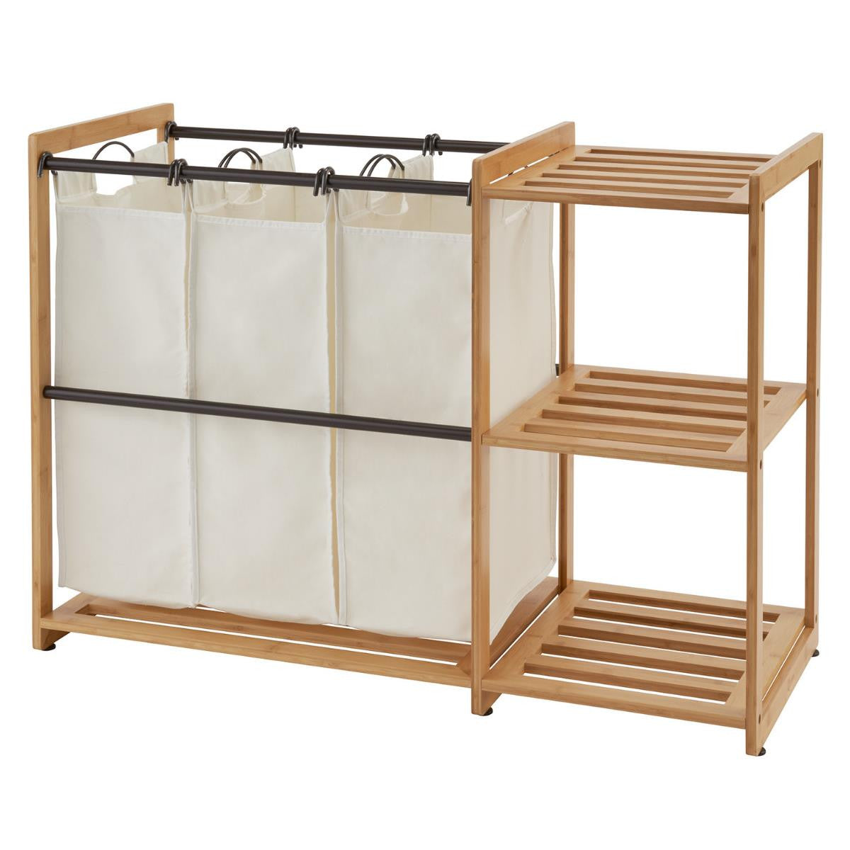 TRINITY Bamboo Laundry Station, Bronze Poles – TRINITY