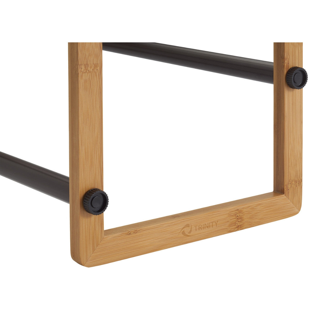 TRINITY BASICS® 2-Tier Expandable Shoe Rack, 2-Pack, Bamboo