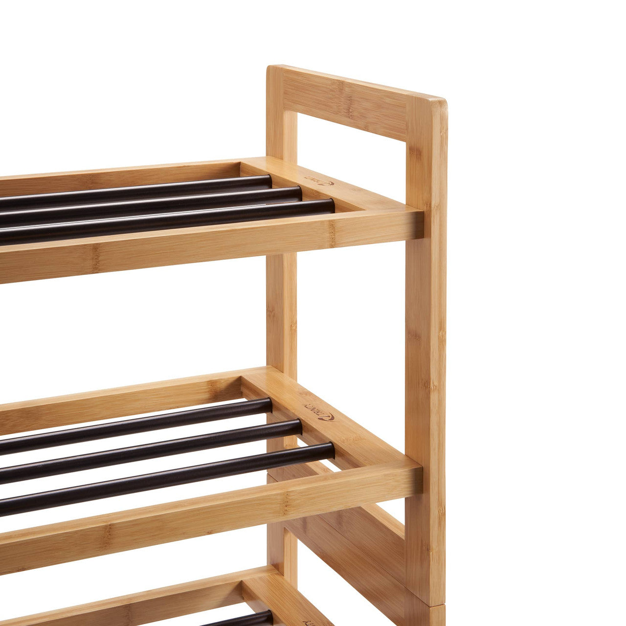 TRINITY Bamboo & Metal Shoe Rack, 2-Pack – TRINITY® International