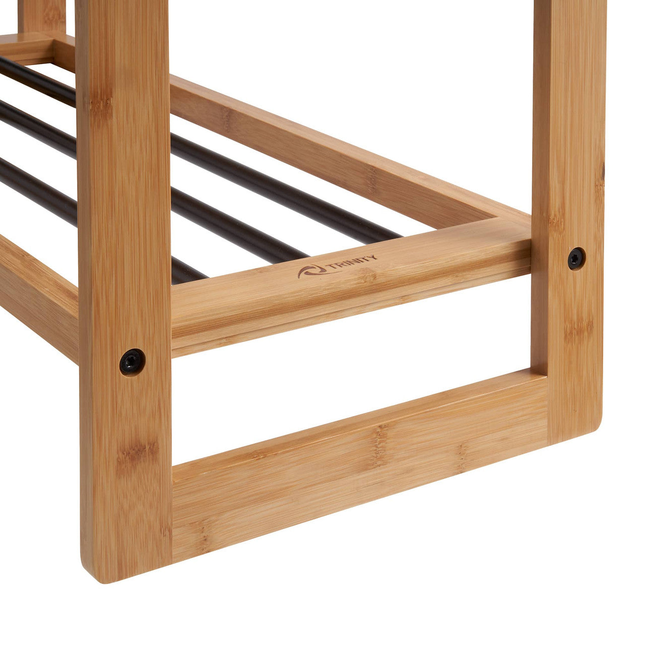 TRINITY Bamboo & Metal Shoe Rack, 2-Pack – TRINITY® International