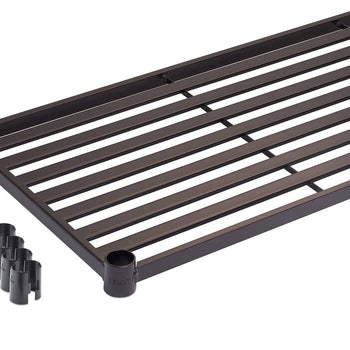slat shelf with 4 sets of slip sleeves