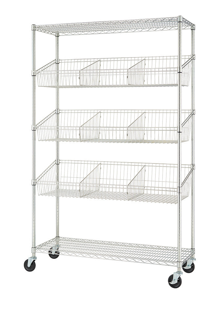 TRINITY EcoStorage® 5-Tier | 48x18x72 | Commercial Wire Shelving