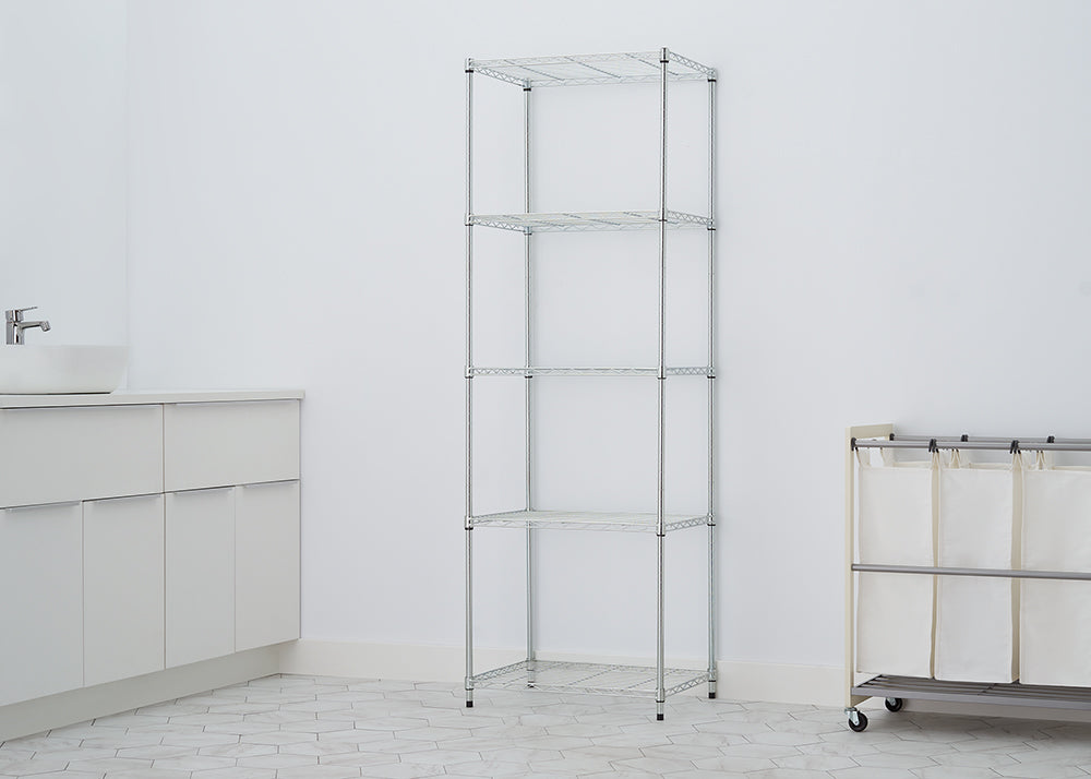 TRINITY® BASICS EcoStorage® | 5-Tier Wire Shelving | 24x18x72