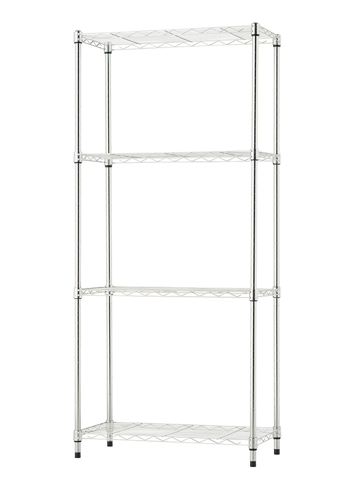 TRINITY® BASICS EcoStorage® | 4-Tier Wire Shelving | 24x12x54
