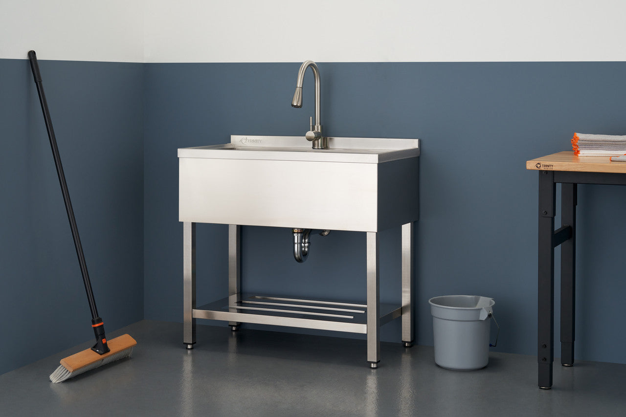 TRINITY® EcoStorage® | 30x14x11.5 Basin | Stainless Steel Utility
