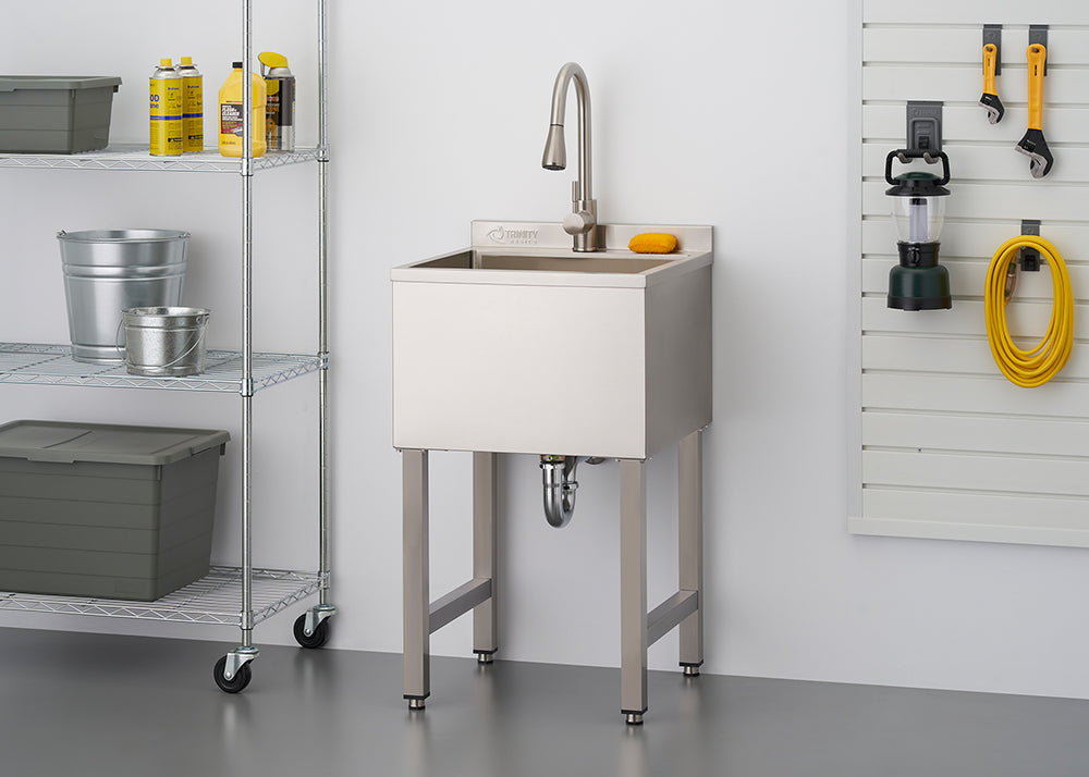 TRINITY® BASICS EcoStorage® | 18x16x13 Basin | Stainless Steel