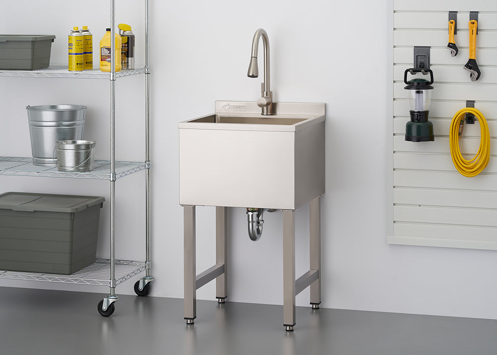 TRINITY® BASICS EcoStorage® | 18x16x13 Basin | Stainless Steel