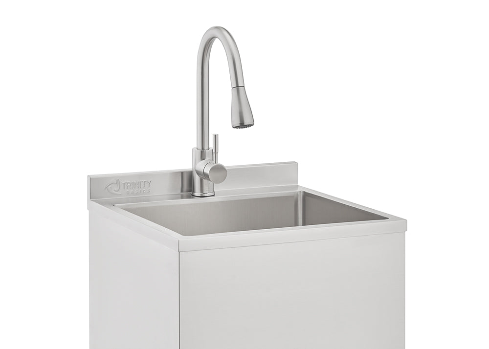 TRINITY® BASICS EcoStorage® | 18x16x13 Basin | Stainless Steel