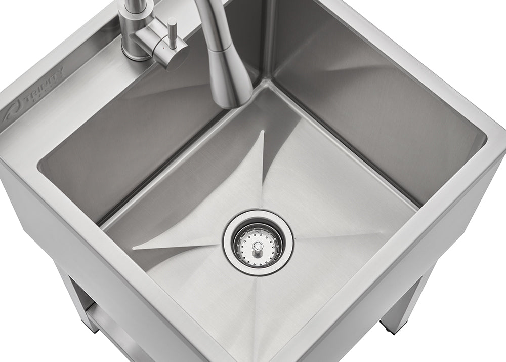TRINITY® BASICS EcoStorage® | 18x16x13 Basin | Stainless Steel