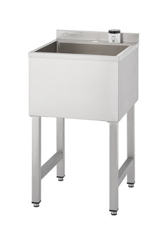 TRINITY BASICS EcoStorage® | 18x16x13 Basin | Stainless Steel Utility Sink | NSF | Chrome