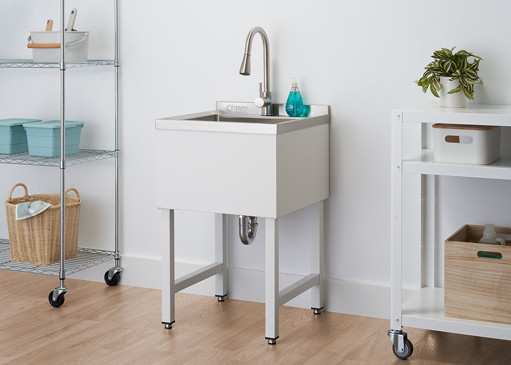 トリニティZERO TRINITY BASICS | 18x16x13 Basin | Stainless Steel Utility