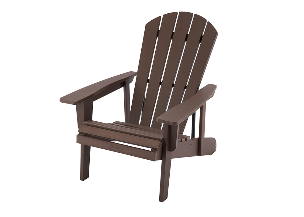 TRINITY® EcoStorage® | Reclining Adirondack Chair | Espresso Brown