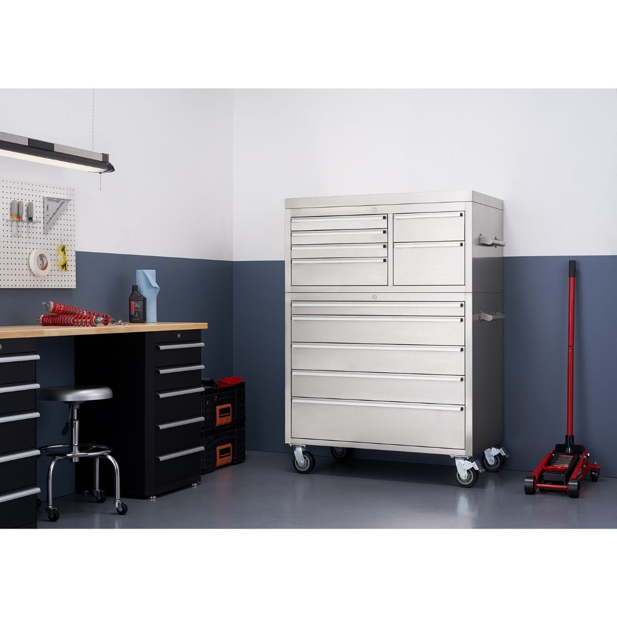 TRINITY 43x 25 Stainless Steel Tool Chest Combo – TRINITY