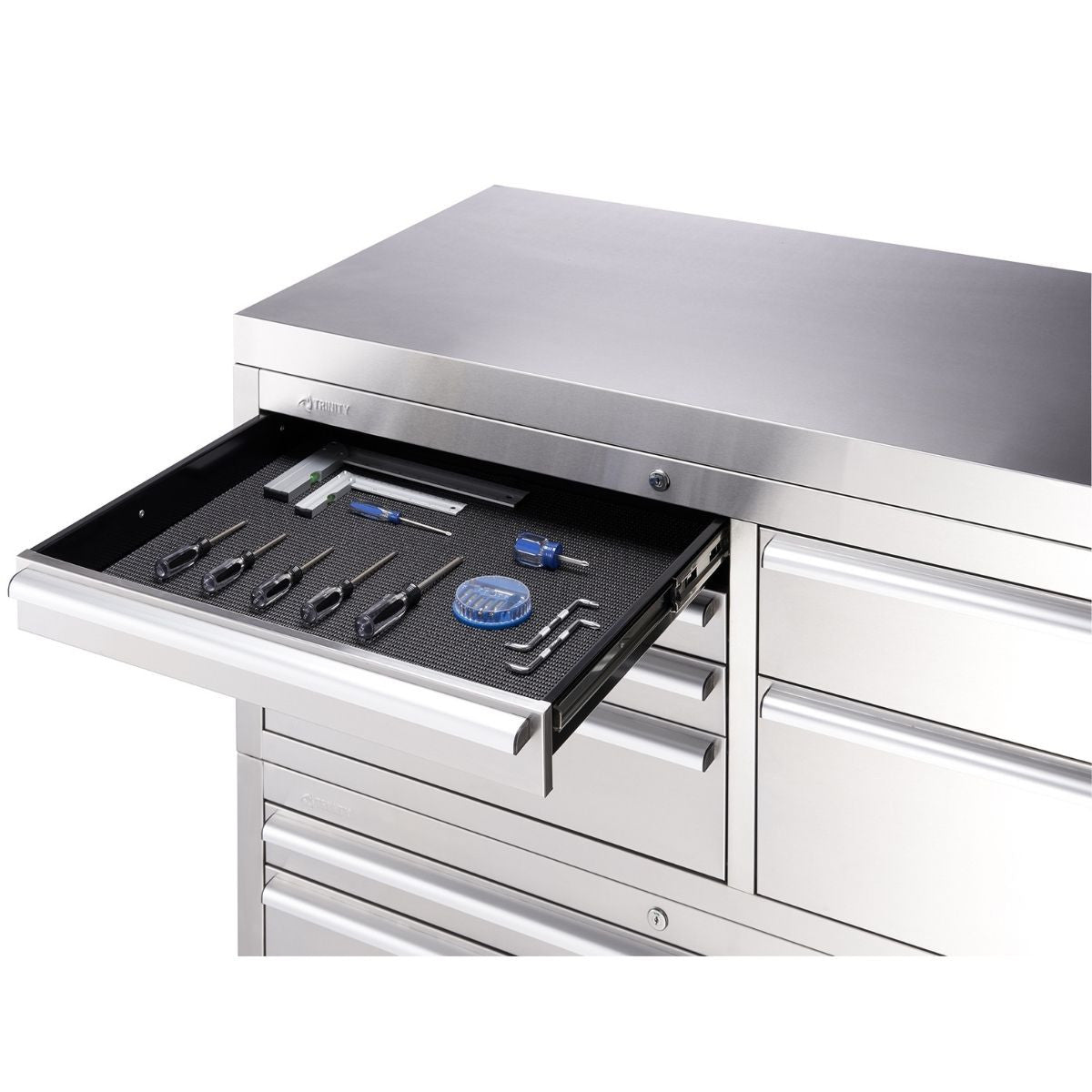 TRINITY 43x 25 Stainless Steel Tool Chest Combo – TRINITY