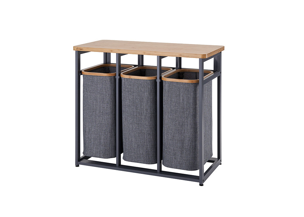 TRINITY EcoStorage® | Bamboo Laundry Station | Dark Gray – TRINITY