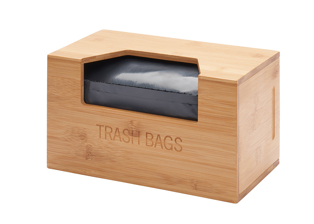 TRINITY® EcoStorage® | Bamboo Trash Bag Dispenser | Set of 2