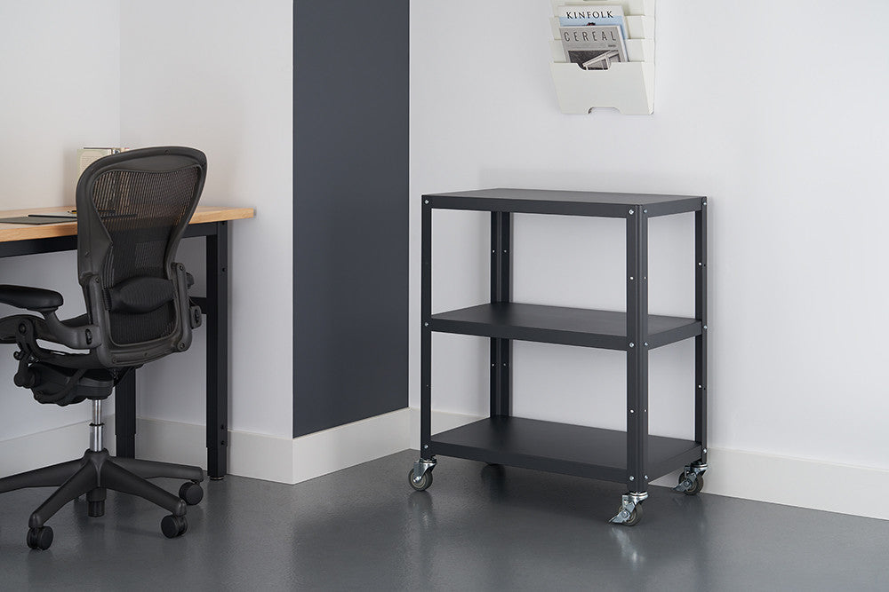 Empty cart in office