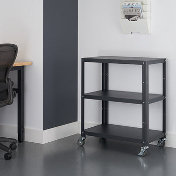 Empty cart in office