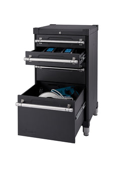 TRINITY PRO® | Garage Base Cabinet w/ Drawers | Black
