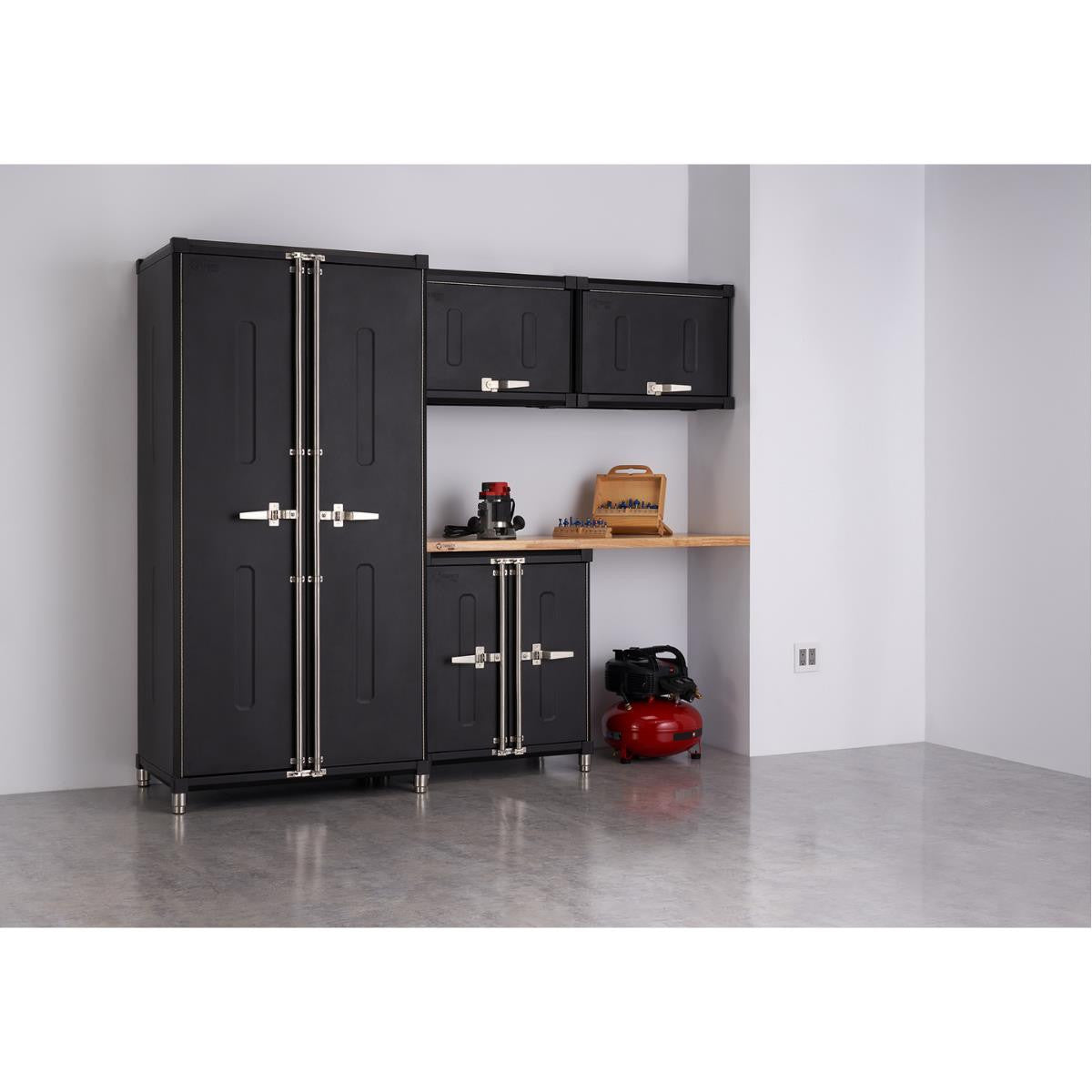 TRINITY PRO® | 5-Piece | Garage Cabinet Set | Black – TRINITY