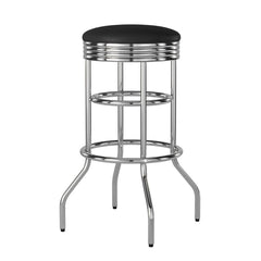 TRINITY | 30" Swivel Bar Stool | Chrome