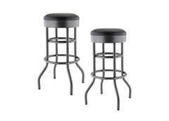 TRINITY | 30" Swivel Bar Stool | 2-Pack | Black Anthracite®
