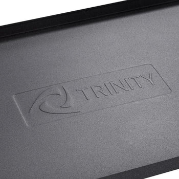 A close-up shot shows the embossed 
