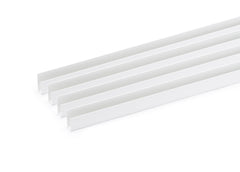 TRINITY | 48.5" Edge Trim for Slatwall | 4-Pack | White