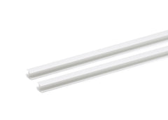 TRINITY | 48.5" Edge Trim for Slatwall | 2-Pack | White