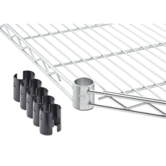 Étagère d'angle individuelle TRINITY EcoStorage® | 27 x 18 | NSF | Chrome