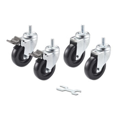 TRINITY PRO® | 4x1 | Wire Shelving Rack Wheels | Set of (4)