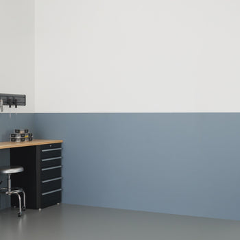 TRINITY | Mur à lattes modulaire de 2,2 m² | Ensemble de sport 19 pièces | Gris